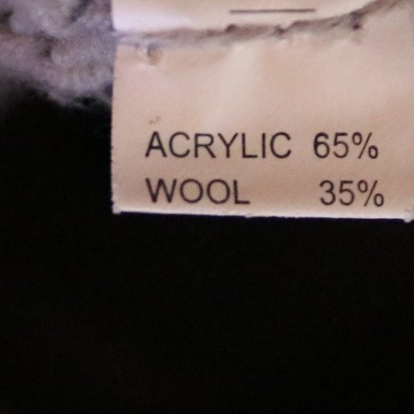 Vintage Sweater Gray Wool Blend Dress #542 - Picture 6 of 6